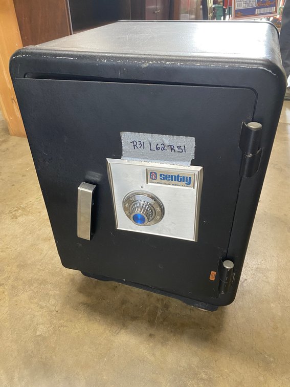 Sentry Combination Safe on Rollers