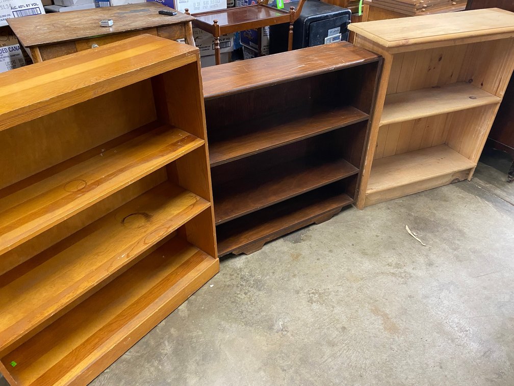 3-short Bookshelves