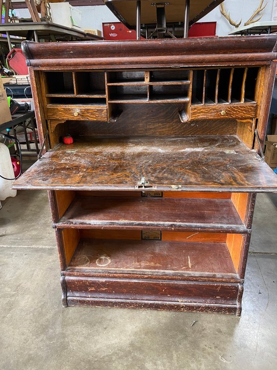 Early Globe Warnick 3-Section Barrister Book Case