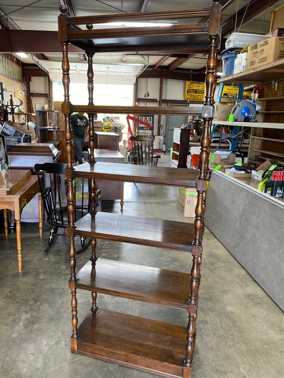 Book shelf With Spindle Style Posts