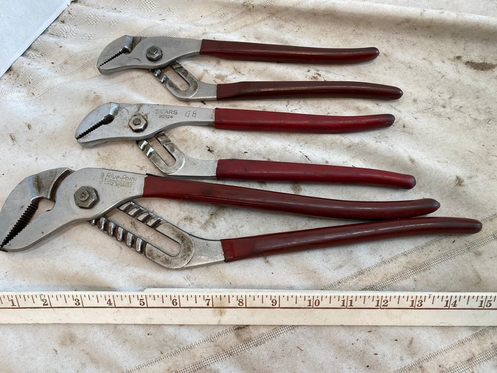 Pliers, 2-Pairs of Blue Points, 1-is a Sears