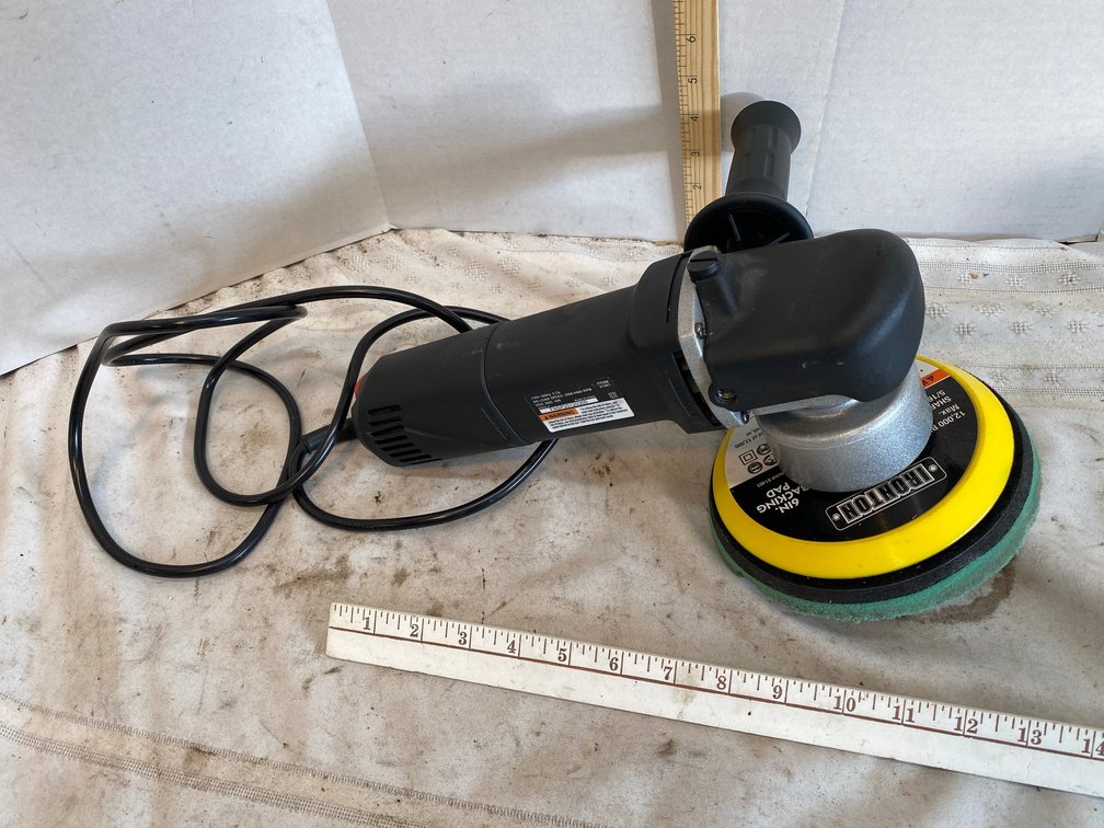 Ironton 6 inch Angle Grinder with Buffing Pad