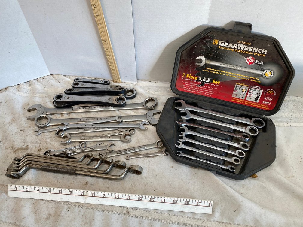 Wrenches, Some Craftsman, Some Gear Wrench