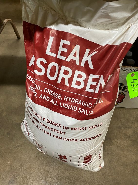 Bag of Leak Absorbent Oil Dry