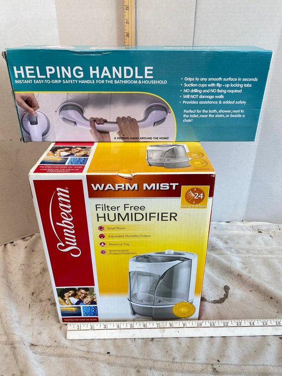 Sunbeam Humidifier, Helping handle Bathroom Style Suction Handle