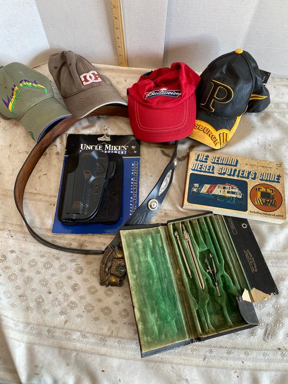 Harley Davidson Belt with Belt Buckle, Uncle Mike's Law Enforcement, Gun Holster