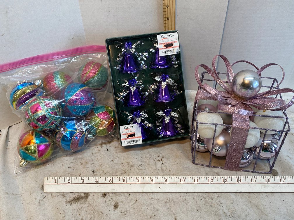 Assortment of Christmas Ornaments