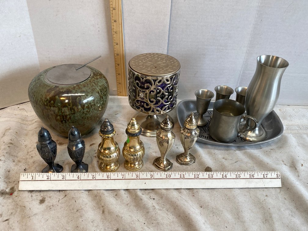 Salt and Pepper Shakers, Candle Holder