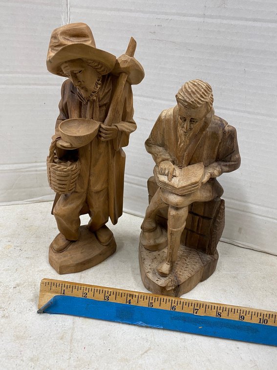 2-Wooden Figures