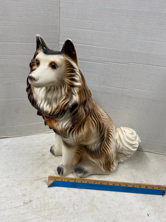 Large Chalk Dog Bank