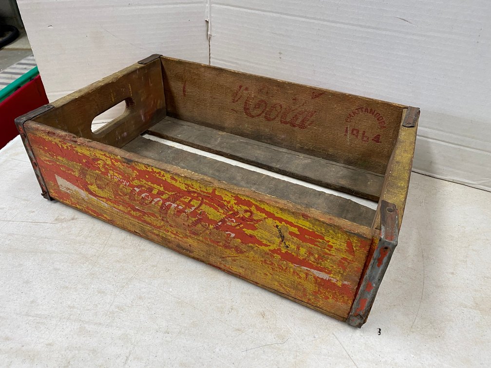 Wooden Coca-Cola Crate Marked Chattanooga 1964