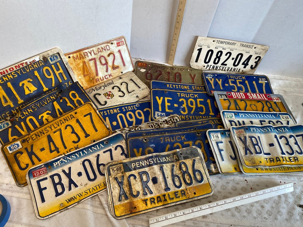 Assorted License Plates