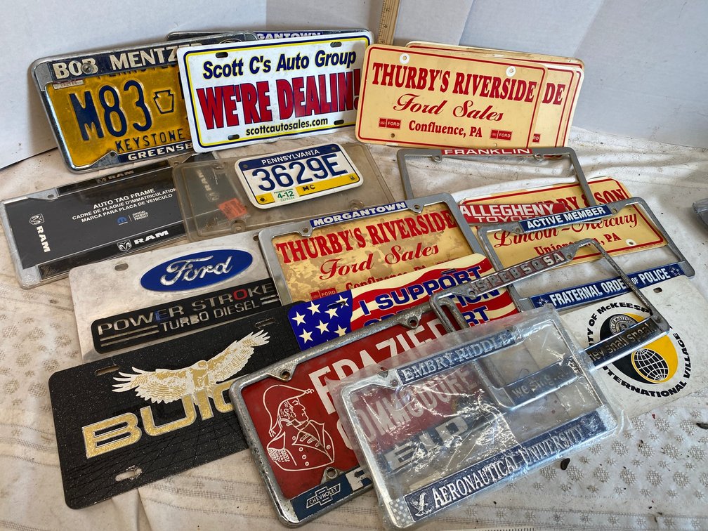 License Plates Frames, License Plates