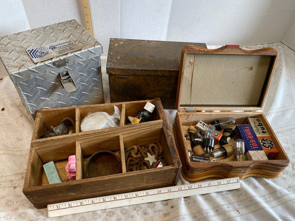 Mine Self Rescuer Box with Rescue Masks, Metal Box with Lid, Wooden box with dividers, Trinket box with Tubes
