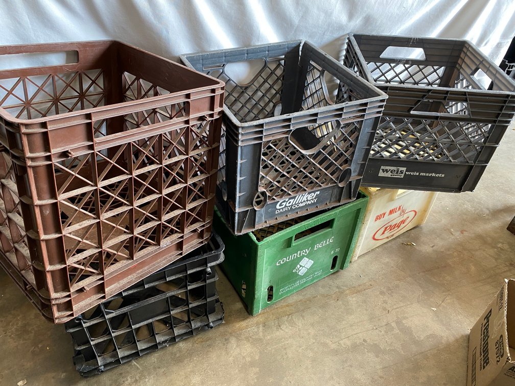 6- Milk Crates