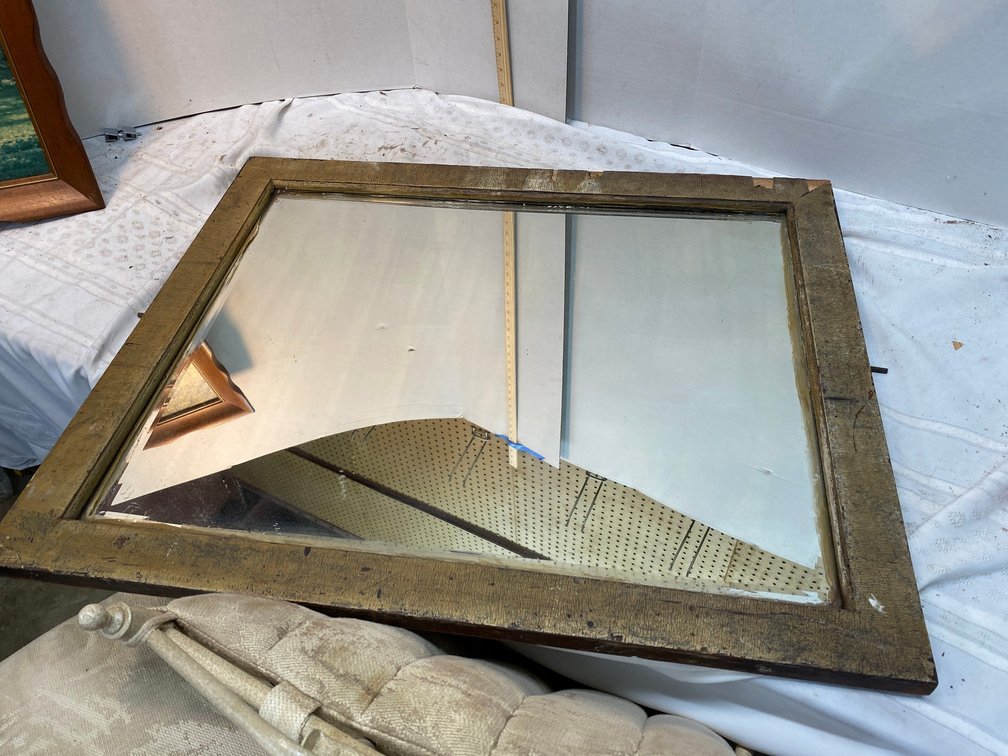 Vintage Mirror off of a Dresser- Mirror ONLY