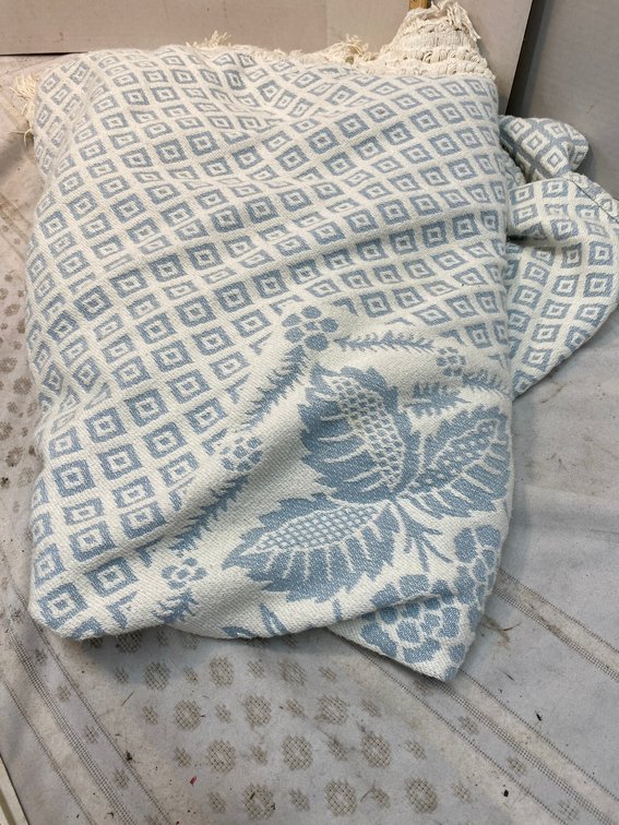 Large Fringed Throw blanket