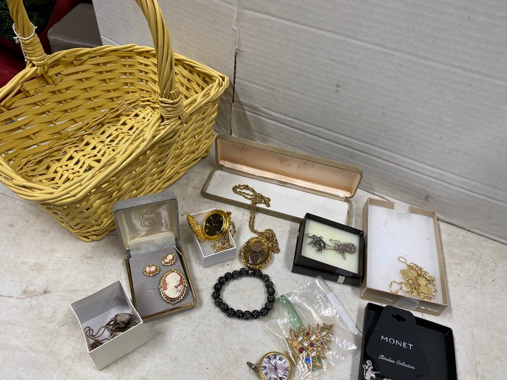 Jewelry in a Basket