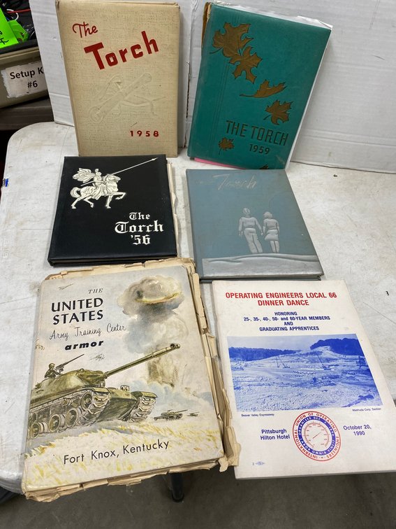 4-North Union High School Yearbooks from Uniontown Pennsylvania