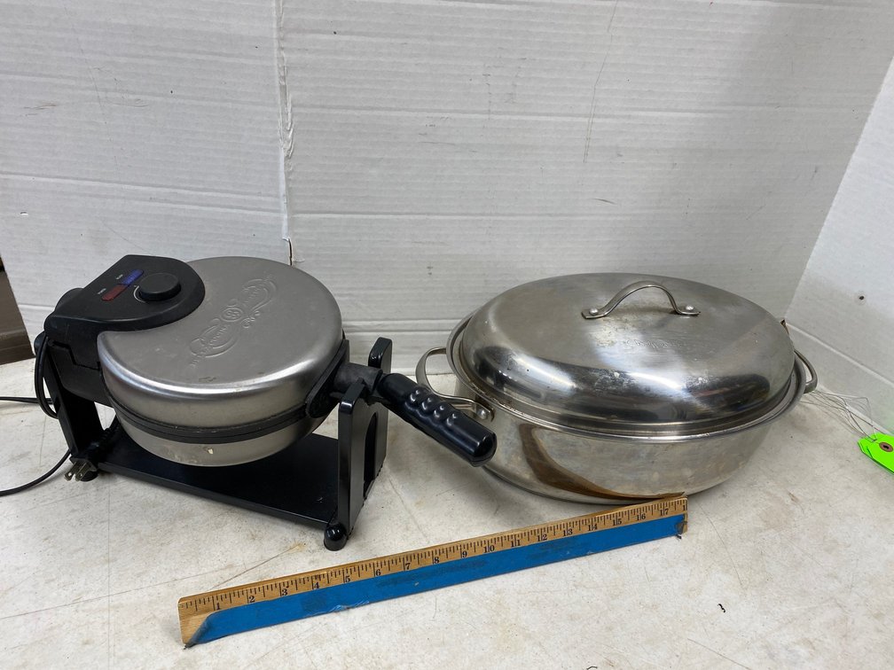 Wolf Gang Puck Roaster, Belgian Waffle Maker
