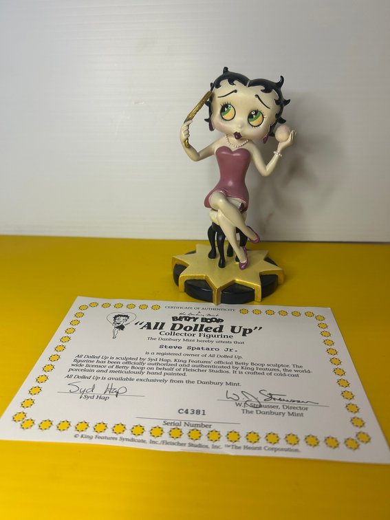 Danbury Mint Betty Boop All Dolled Up