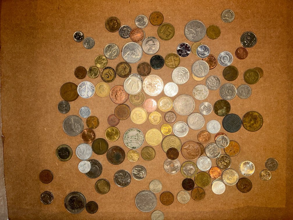 Foreign coins
