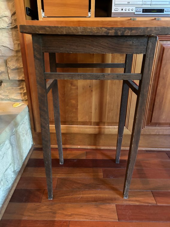 17" x 12" x 28" Wooden plant stand
