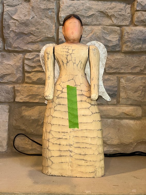 Wooden angel