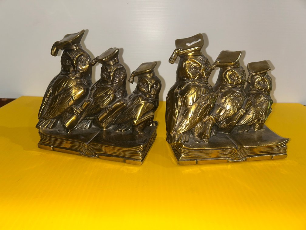 3 Owls bookends