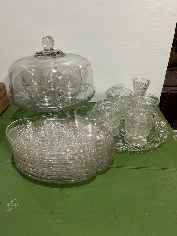 Cake Plate, snack sets, sherbets and more