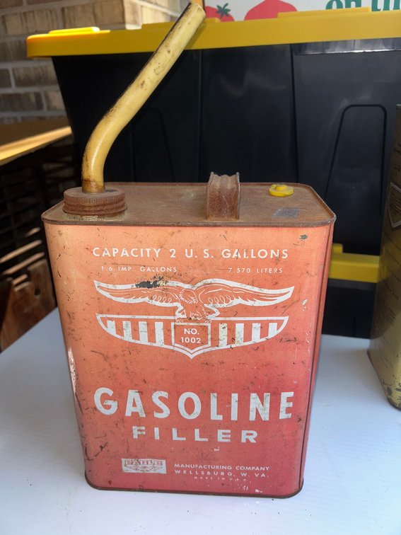 Eagle metal gasoline can