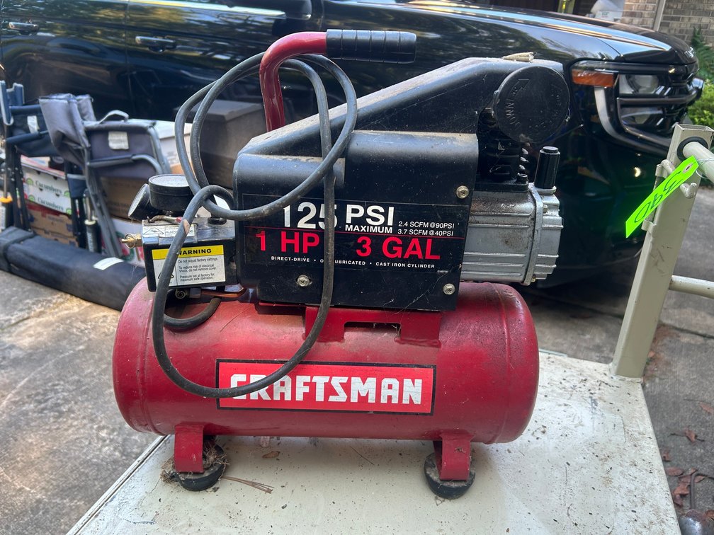 Craftsman 125 PSI air compressor