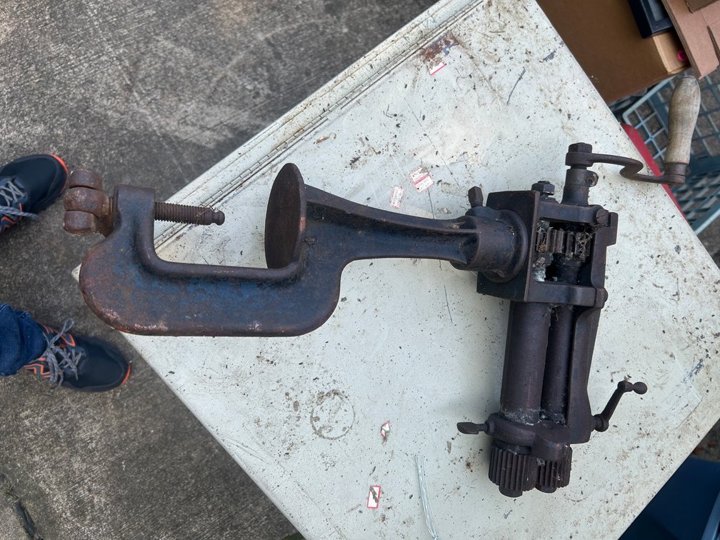 Sheet metal bead roller and crimper