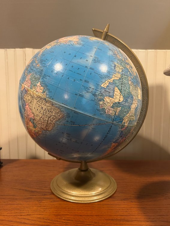 Cram's Imperial World globe