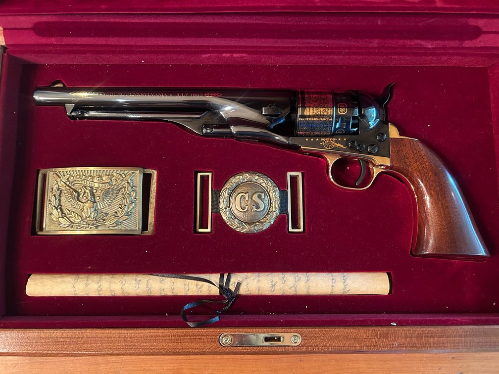 Collectable Commemorative Gettysburg 1863 Revolver