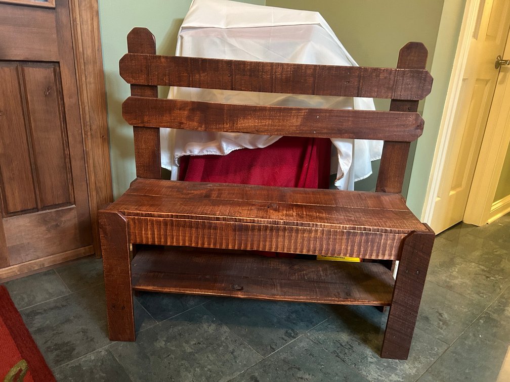 37" Primitive bench