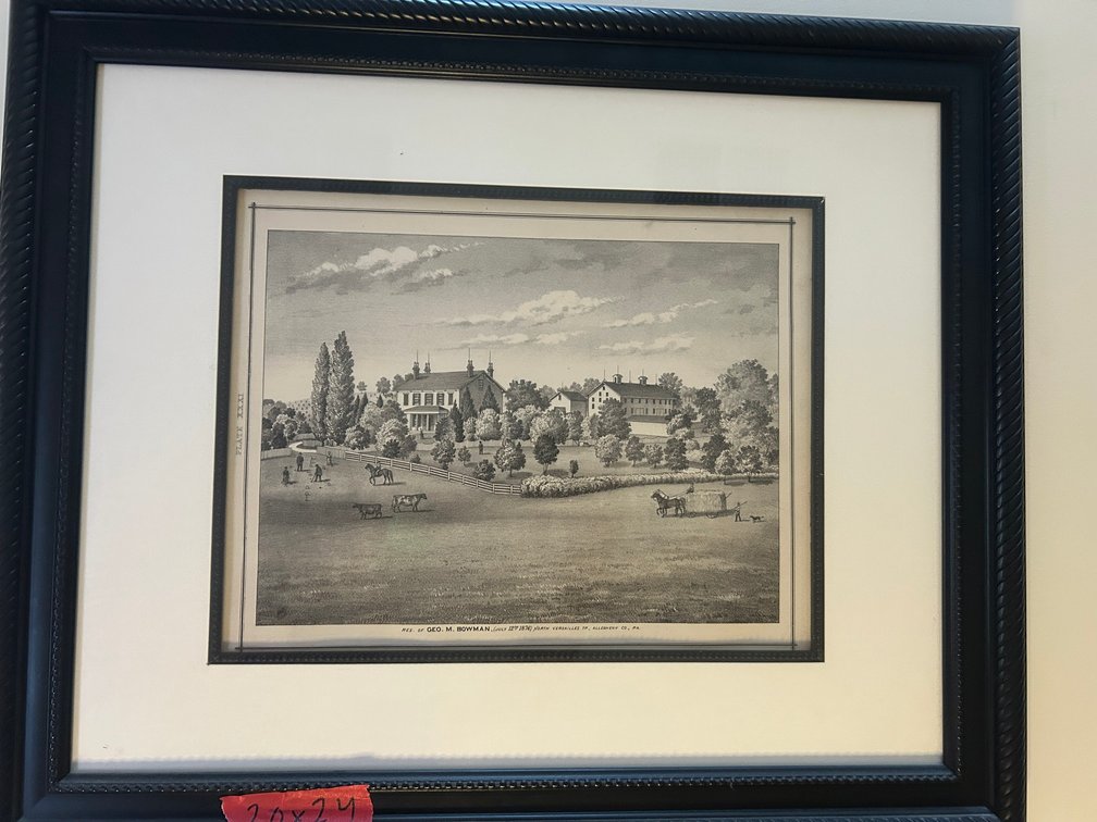 Geo. M. Bowman print