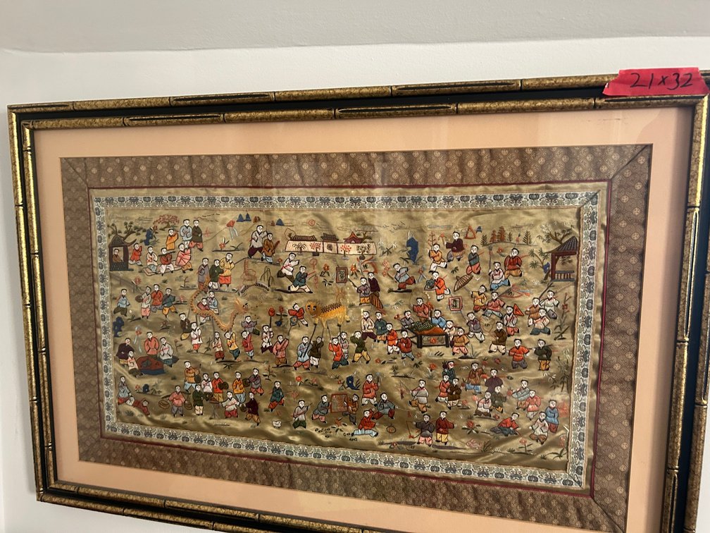 Chinese 100 boys tapestry