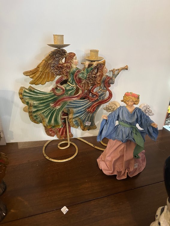 Angel figurine, Angel candleholders