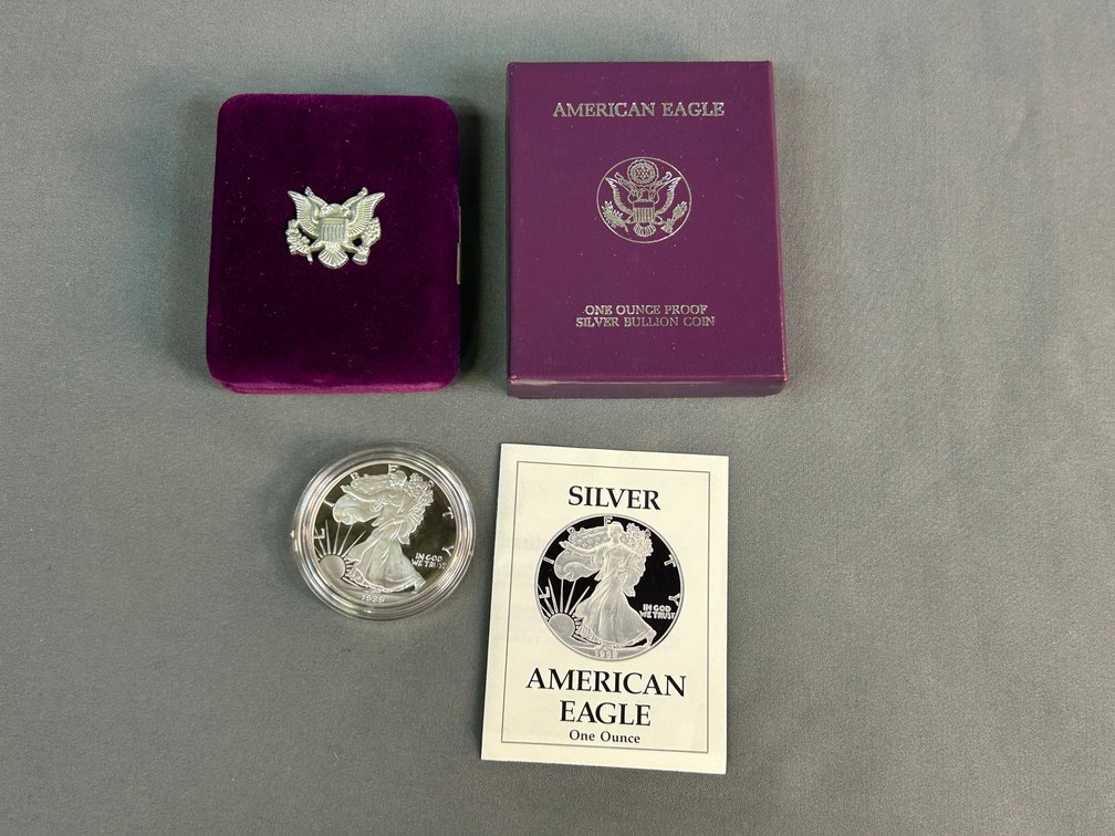 1989-S American Silver Eagle
