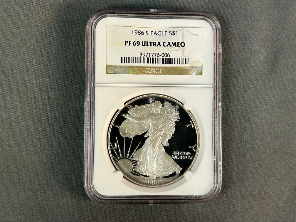 1986-S American Silver Eagle