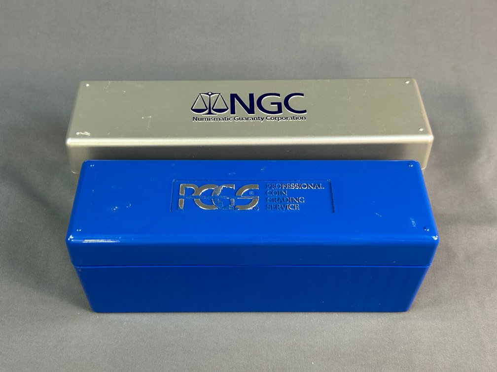 NGC and PCGS coin slab storage boxes