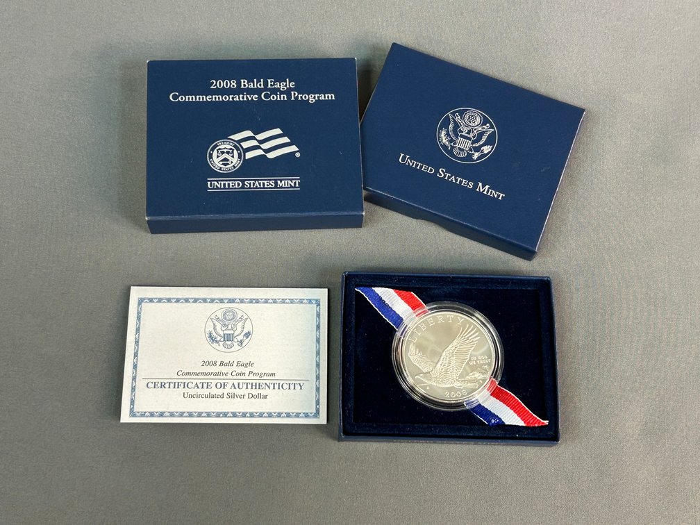 2008 Bald Eagle Commemorative Silver Dollar