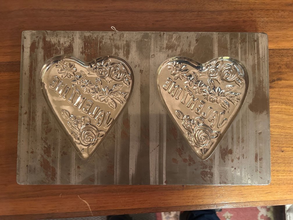 Heart shape chocolate mold