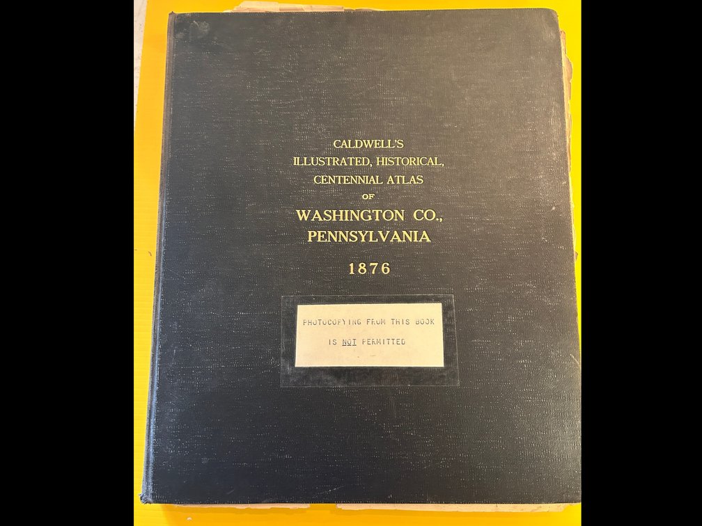 Caldwell's Illustrated Historical Centennial Atlas of Washington County, PA-1876