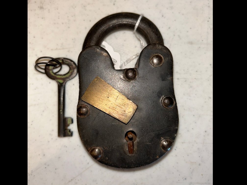Hand forged lock