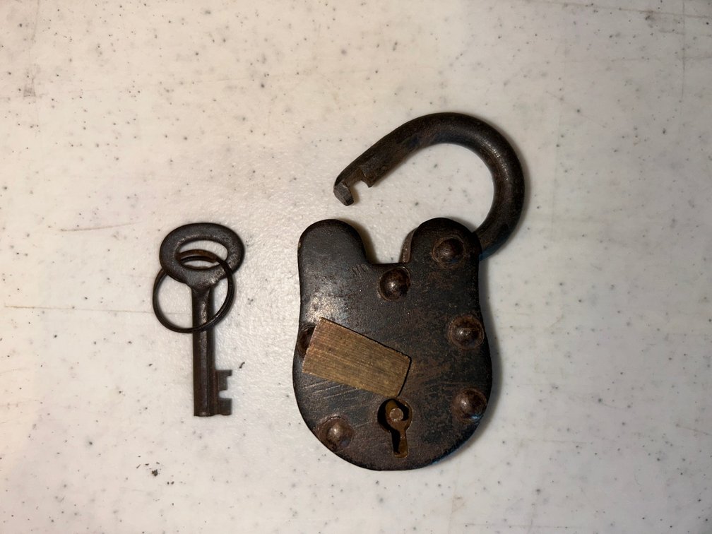 Hand forged lock