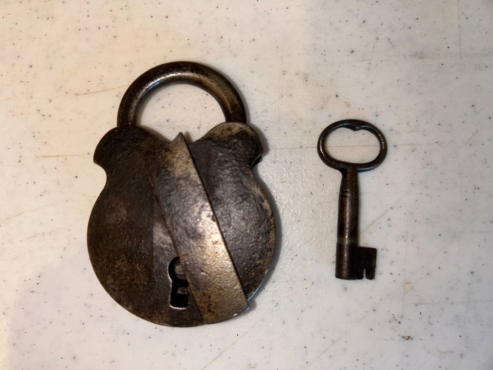 Hand forged lock