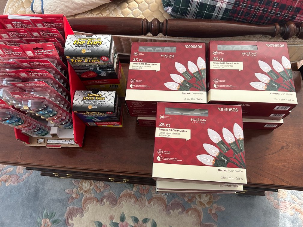Holiday Living Christmas lights, replacement bulbs