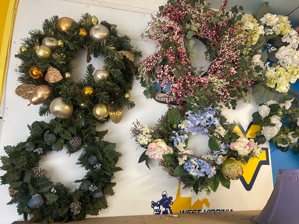 Collection of decorative wreaths